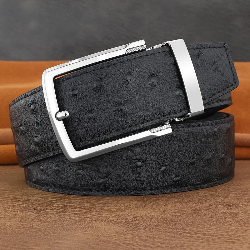 

High quality men designer belts pin buckle leather luxury brand 3.8cm wide genuine leather fashion young men cinto masculino