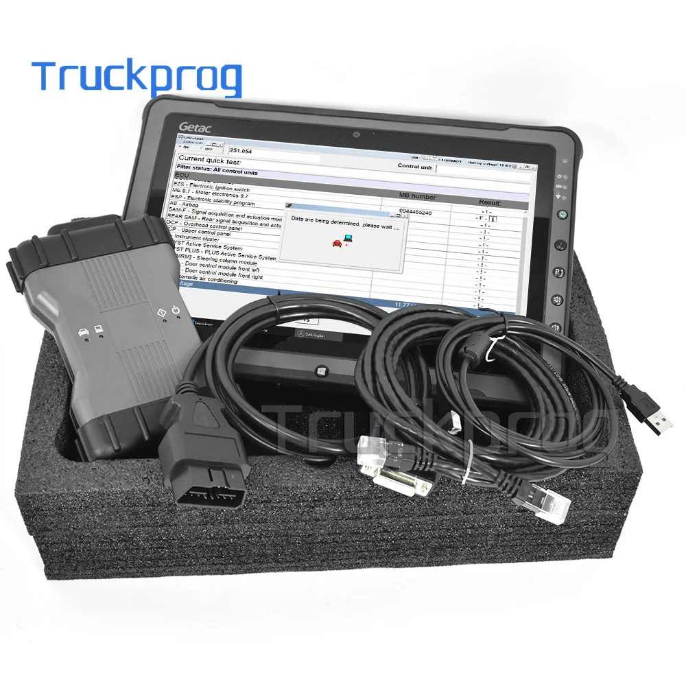 Getac Tablet + Per Mb Star C6 Vci Multiplexer Scanner Diagnostico Sd Connetcor Con Software Hdd Strumento Di Diagnosi Automatica