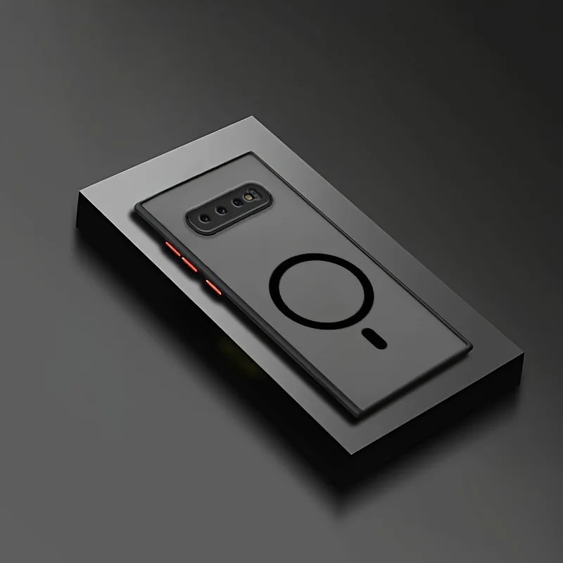 Matte Magnetic Suction Anti-Collision Hard Phone Case