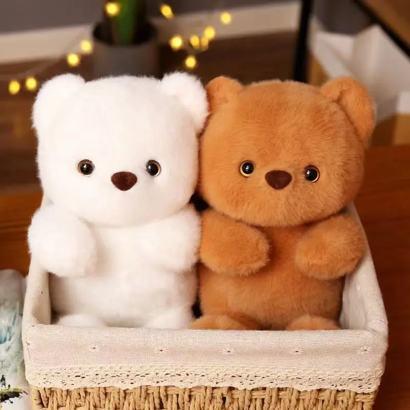 

25cm Kawaii Little Bear Plush Doll Toys Cute Stuffed Animals Soft Baby Soothing Toys Sleeping Pillows Gifts for Kids Girls Toys