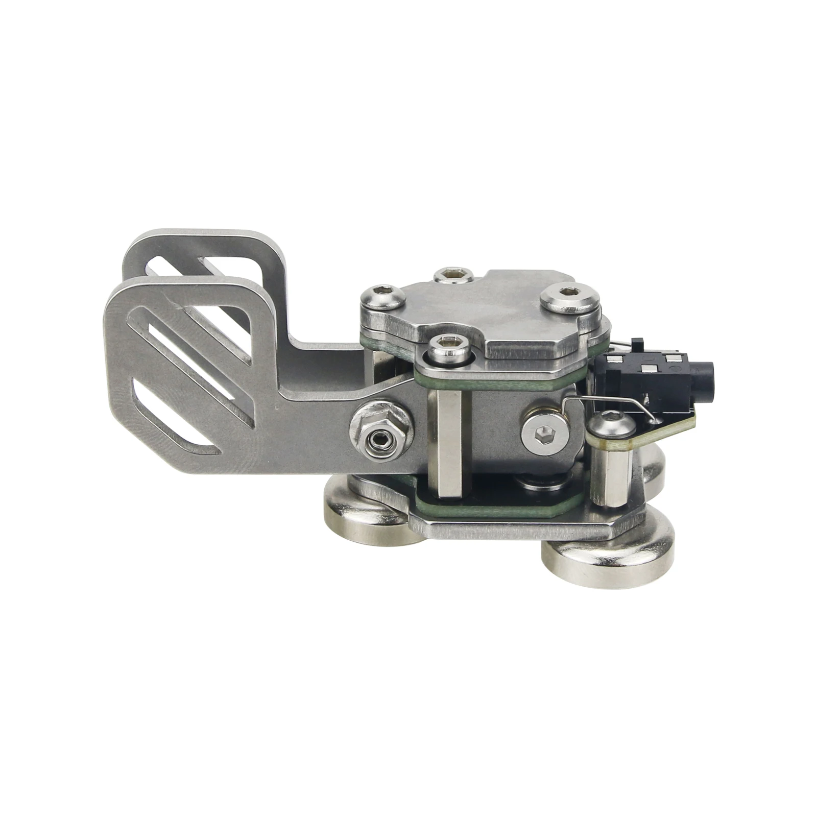 HamGeek Upgrade HG-80S II Stainless Steel CW Morse Key Portable Telegraph Key Paddle With Magnetic Base For Ham Radio shortwave antenna