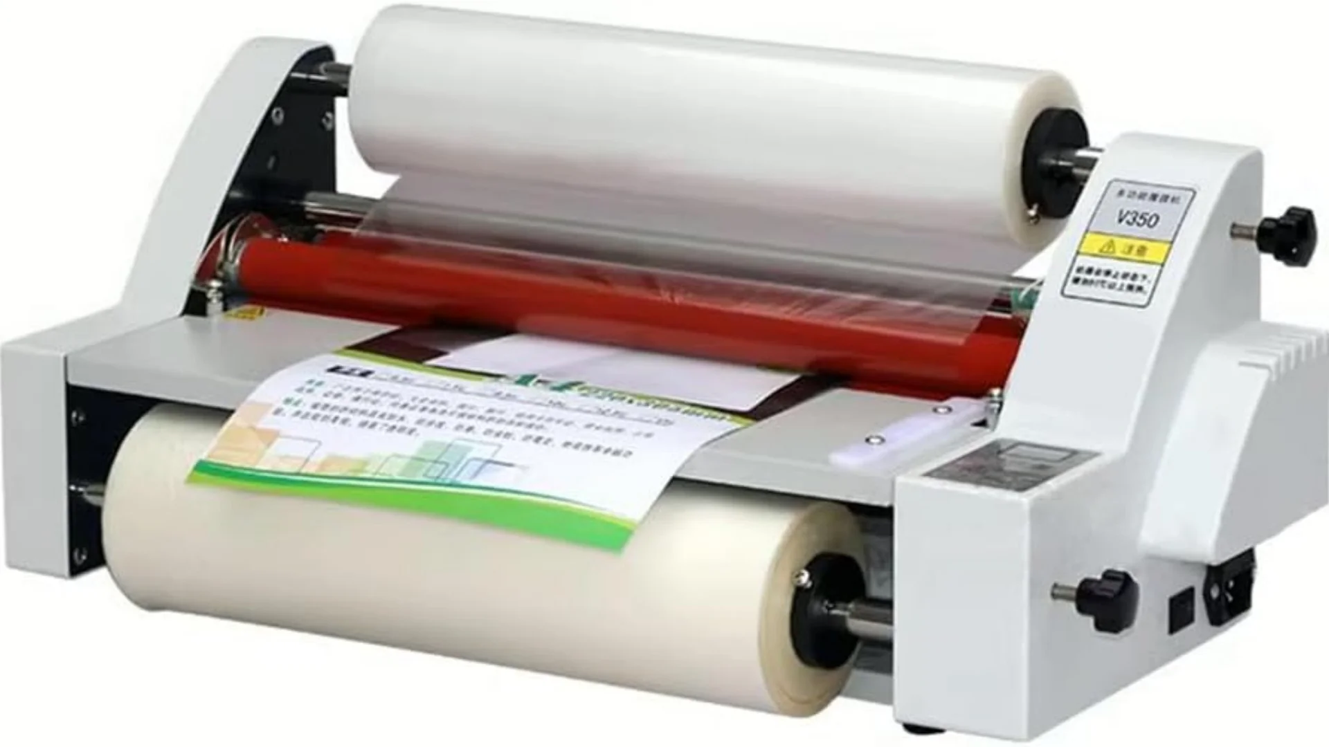 آلة تغليف 350 مم، آلة تصفيح الأسطوانة الباردة الساخنة، آلة تغليف حرارية أحادية ومزدوجة الجوانب لقشرة الخشب والبطاقات الورقية