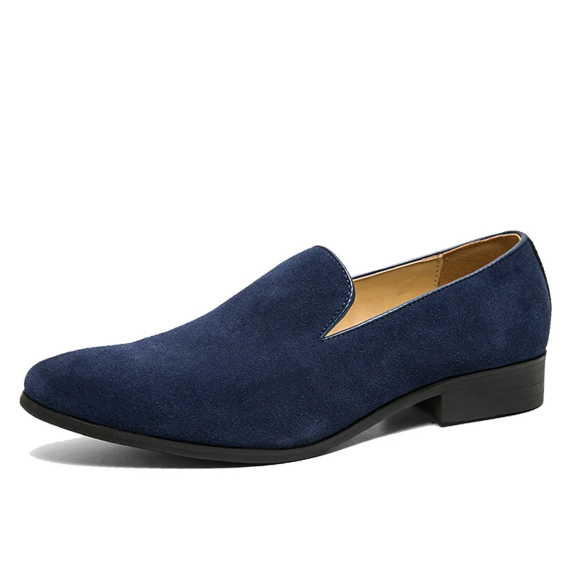 Mocasines De piel auténtica Hombre, Zapatos De con punta estrecha, vestido De traje De banquete boda, Primavera| | - AliExpress