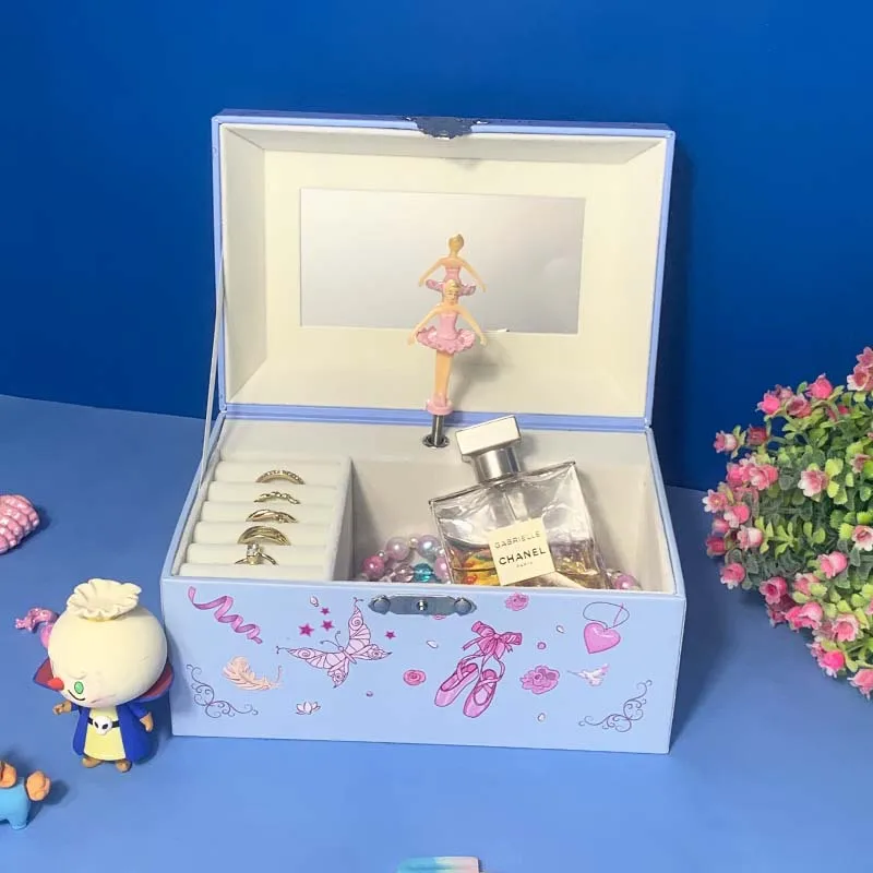 18-Tone Music Box Halloween Merry Christmas Decoration Home Easter Christmas Birthday Gift Jewelry Box Cute Storage box 2