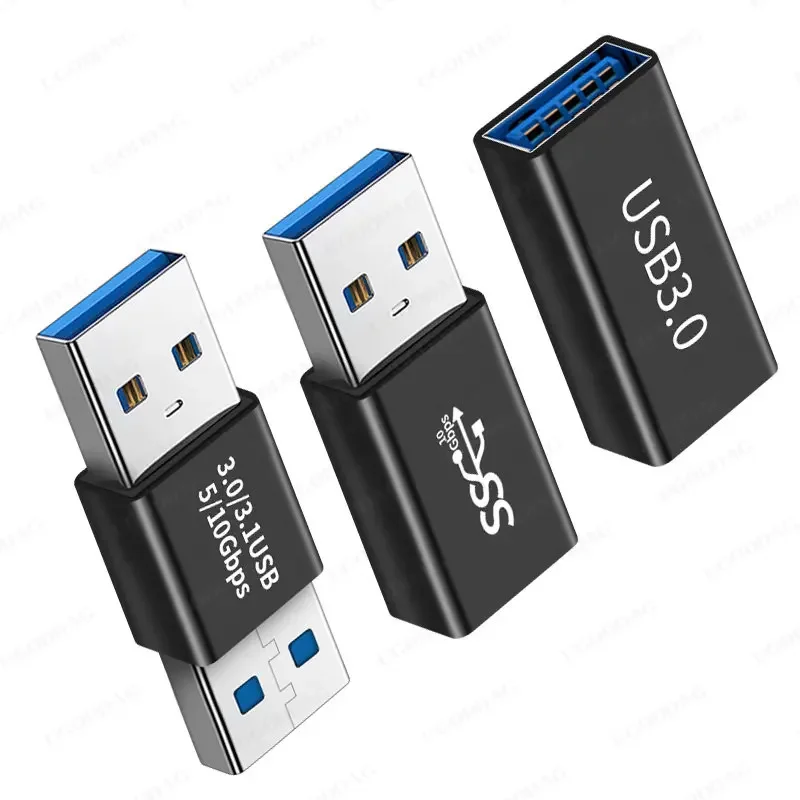 USB 3.0 Connector USB To Adapter 5Gbps Gen1 Male to Male Female Converter SSD HDD Cable Extender 3.0 Extension Plug usb adapter usb adapter cable usb extension adapter usb cable adapter conversion cable adapter type to usb adapter