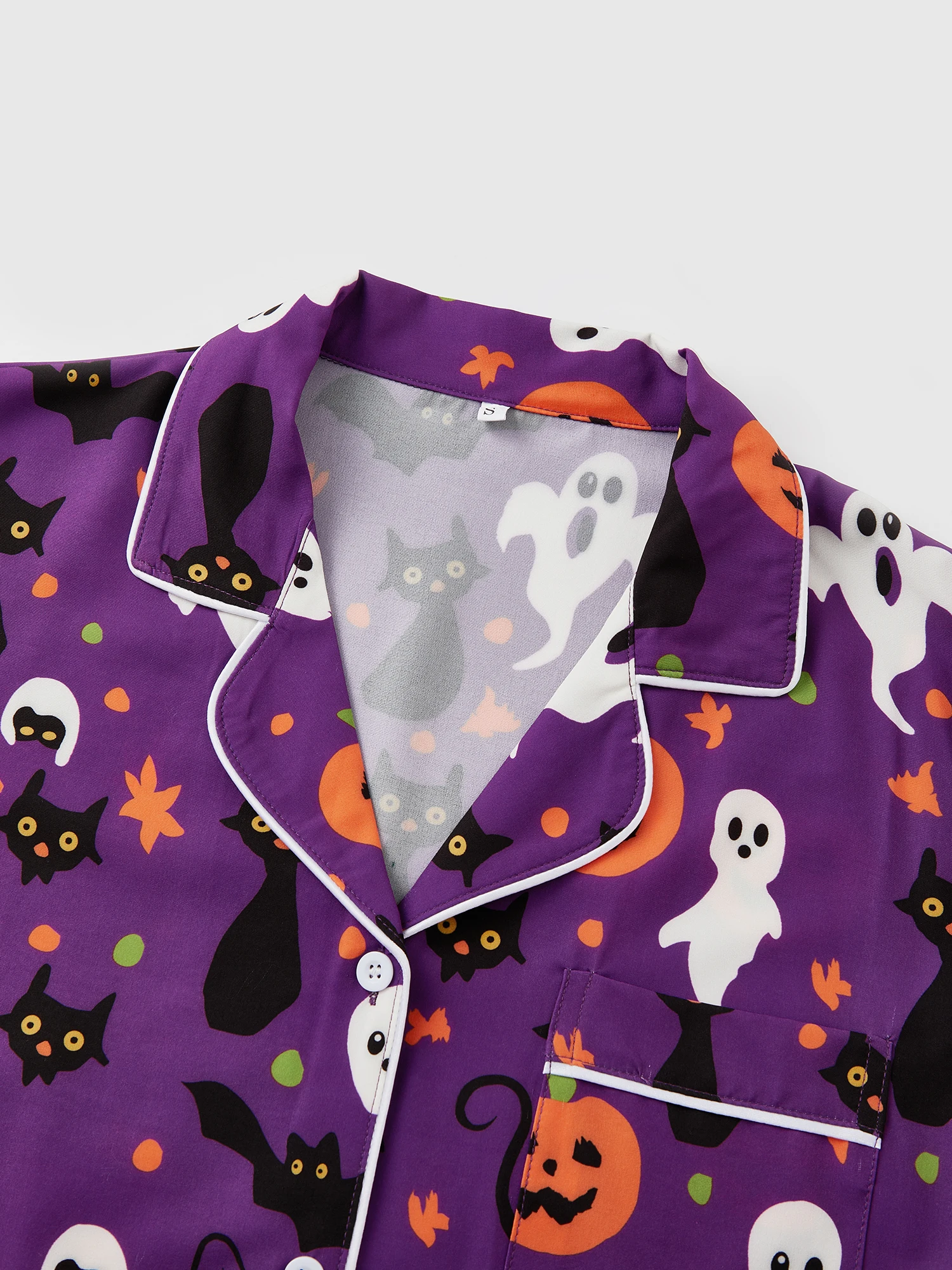 Women s 2 Piece Christmas Pajama Set Reindeer Snowflake Long Sleeve Button-up Tops Elastic Waist Pants with Festive Print