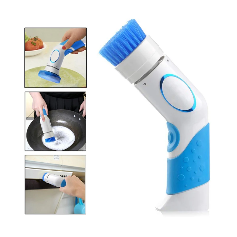 Waterproof Kitchen Cleaning Brush Handheld Electric Dish Washing Brush