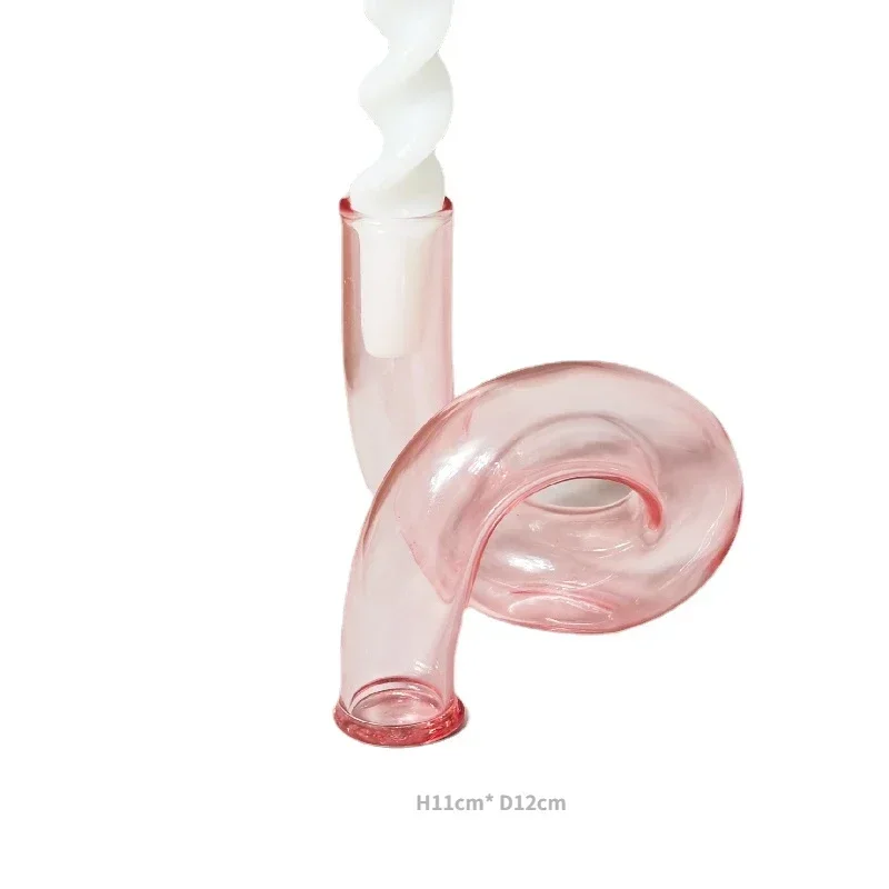 Pink Twist Vase