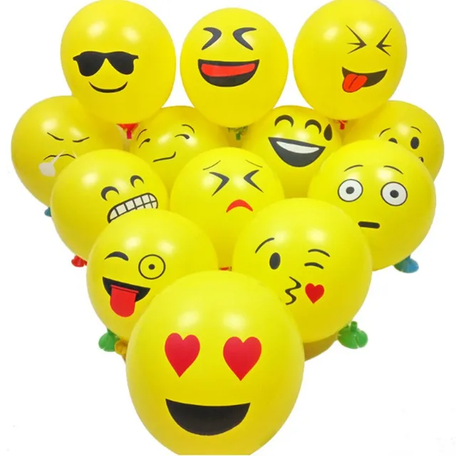10/30 pcs 12 inch yellow mixed color latex balloon set 3