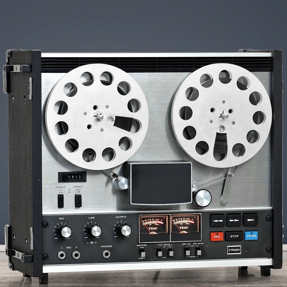 7Inch Empty Tape Reel Nab Hub Reel-To-Reel Recorders Accessories 3 11 Hole Cassette Empty Aluminum Disc Opening Machine Parts