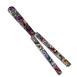 Deluxe Plastic Butterfly Knife for Beginners - Stylish and Fun Play Prop (Electronic sound)