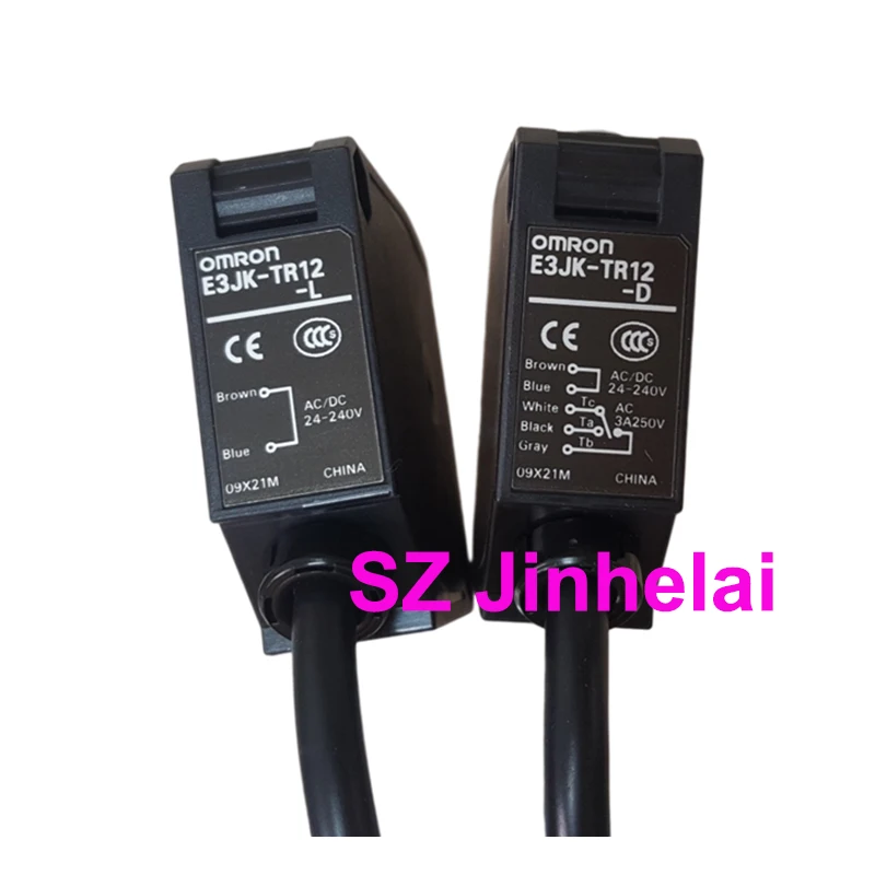 Interruptor Indutivo Original Autêntico do Sensor Fotoelétrico de Omron E3jk-tr12-c 2m Oms E3jk-tr12-d E3jk-tr12-l 24240vac dc