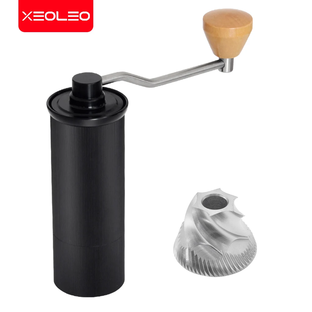Xeoleo-moedor de Café Manual Moedor de Alumínio para Café Moedor de Café Portátil para Filtro Espresso Maker 25g