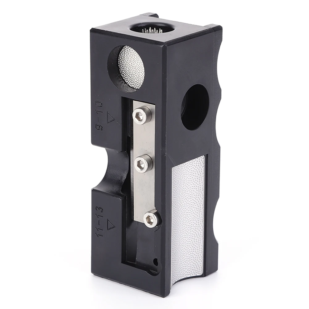 ABS Black Billiard Cue Tip Grinding Tool for Pool and Snooker