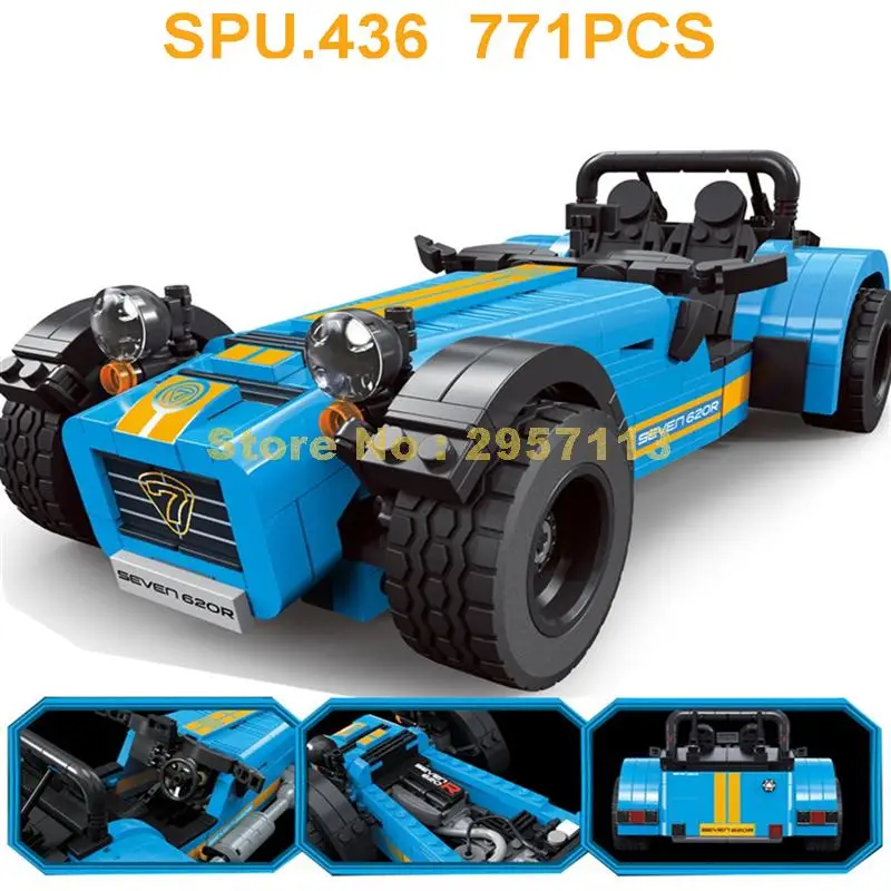 771pcs Technology Vintage Classic 620r Racing Car Building Block Toy | Игрушки и хобби