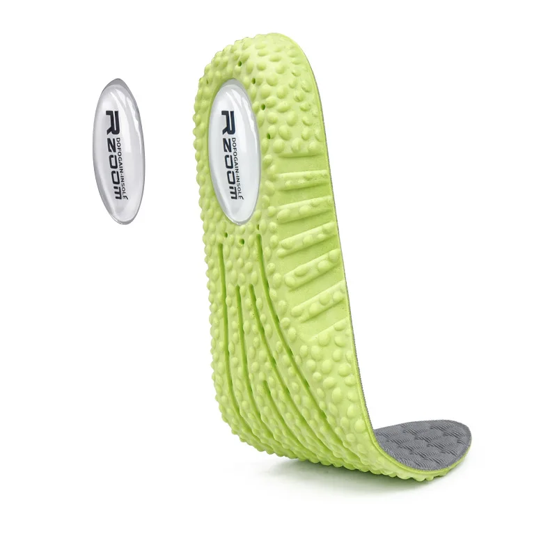 Soft Sole Wormwood Sport Insoles For Shoes Latex Soft Sole Cushion Running Deodorant Breathable Sweat Absorbing Sneaker Pads