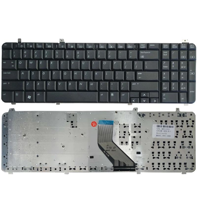 

Новая клавиатура для ноутбука US для HP Pavilion DV6-1000 DV6-1100 DV6-1200 DV6-1300 dv6-2000 dv6-2100 английский