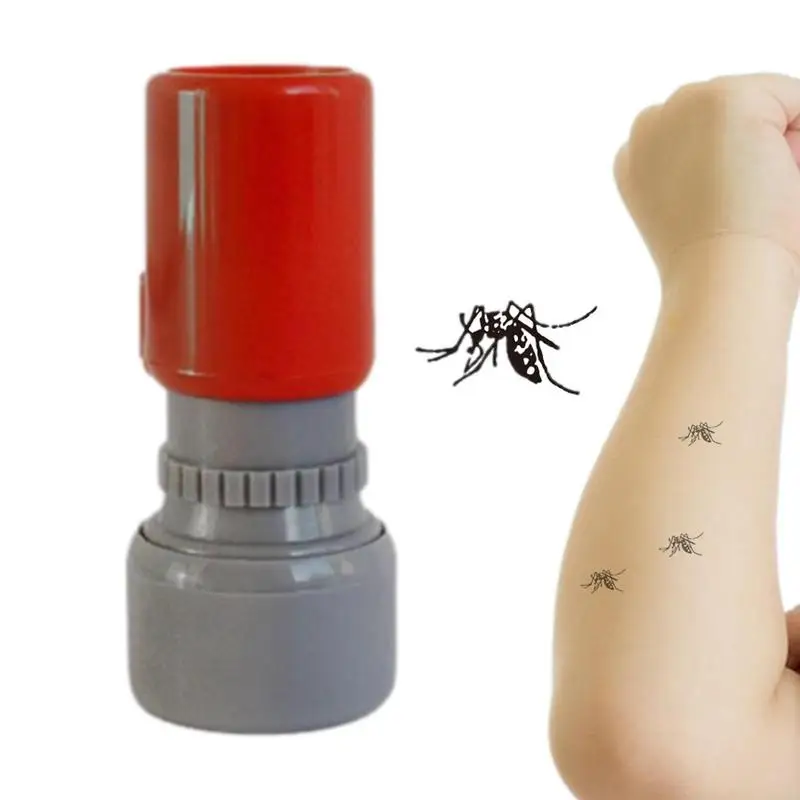 

Funny Dead Mosquito Stamp Seal Novelty DIY Self-ink Insect Stamp Prank Toys Multiple Styles Available Great Holiday Gift for Kid