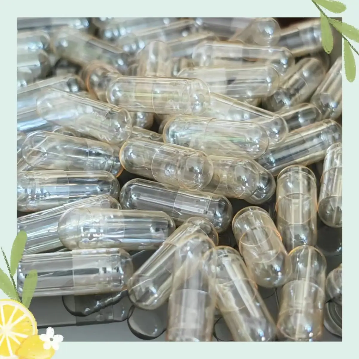 Empty Capsules 00#,0#,1#,2#,3# 1000PCS Enteric Coated Empty Capsule Enterosoluble Empty Capsule Gelatin Case Medical Packing Powder Granule