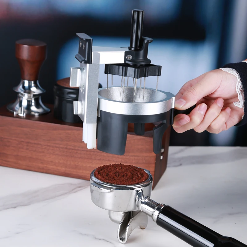 Espresso Stirrer Distribution Tool Rotate Coffee Stirrer For Espresso Coffee Machine With Grinder