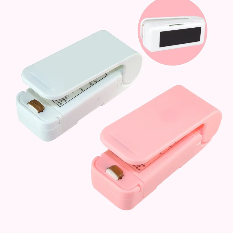 

Mini Plastic Bag Sealer Heating Snack Sealing Machine Food Bag Heat Sealer Handheld Stand Food Saver Storage Kitchen Accessories