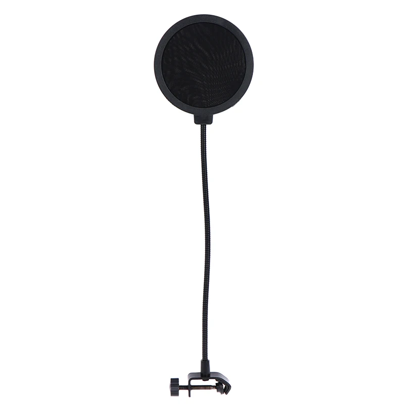 1 pz microfono Pop Filte filtro audio da studio a doppio strato per accessori di registrazione broadcast - immagine 3