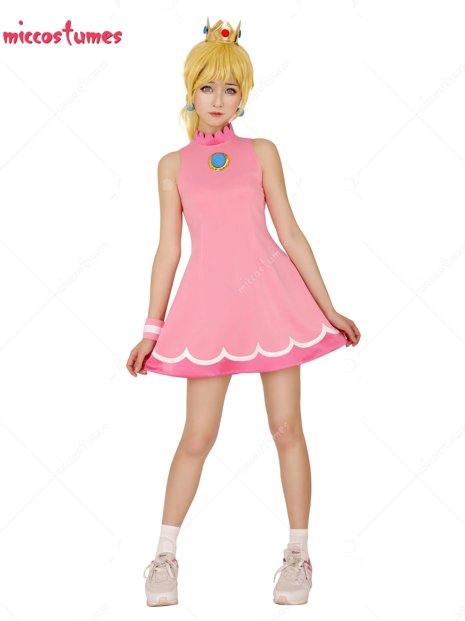 Princess peach costume tennis