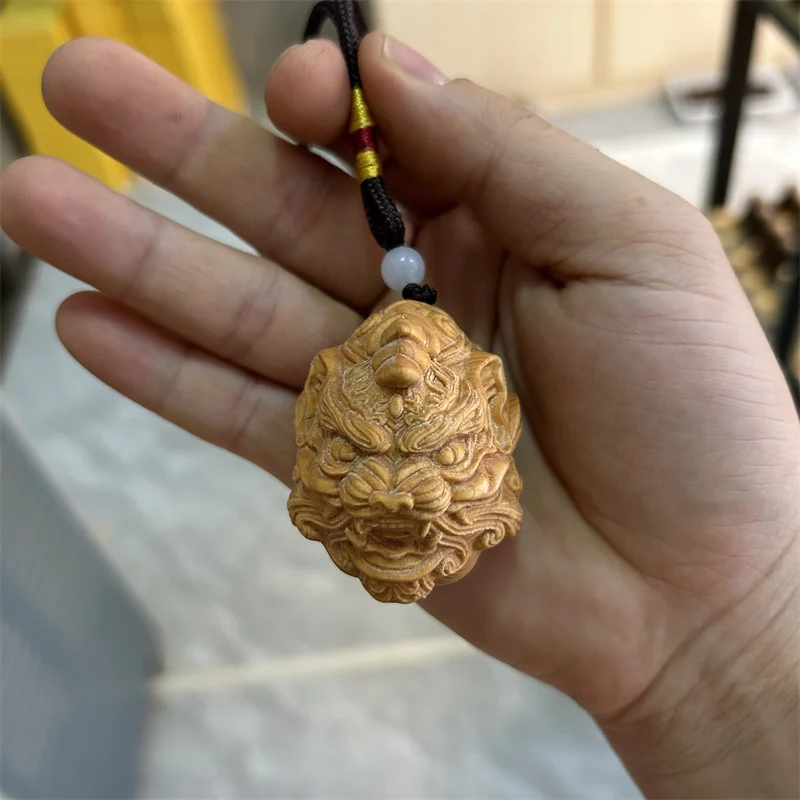 

Резьба по дереву ципариса pixiu ручной работы креативный Брелок Автомобильная подвеска Ювелирная цепочка мужская Подвеска Ремесло домашний декор