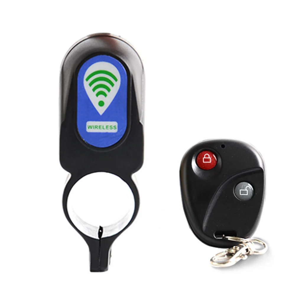 

Bike Security Alarm 110dB Audible Sound Lock (Black)