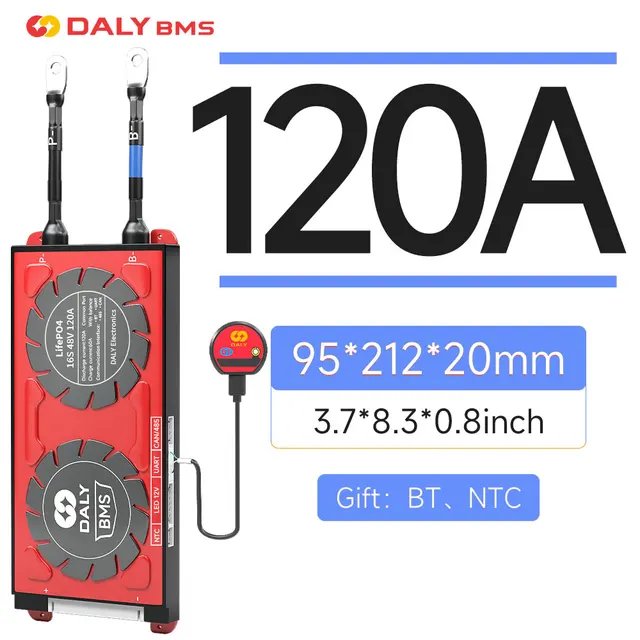 Venda All'ingrosso Serie Smart BMS K Per Triciclo Elettrico A Due Ruote Batteria Lipo Liion 4S 12V 8S 24V 16S 48V 100A Produttore E Fornore |Daly - Foto 2