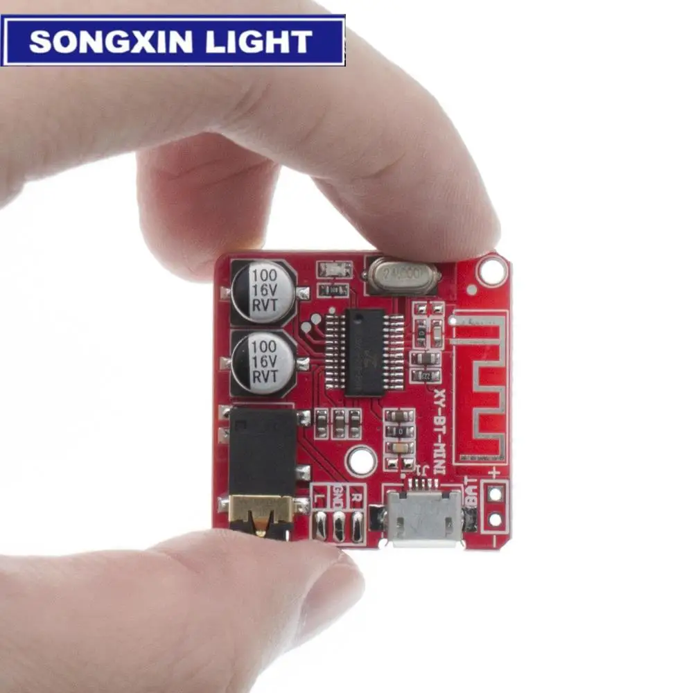 Bluetooth Audio Receiver Board Bluetooth 5.0 MP3 Lossless Decoder Board Wireless Stereo Music Module 3.7-5V XY-BT-Mini audio amplifier board,wireless module,audio board,audio receiver board