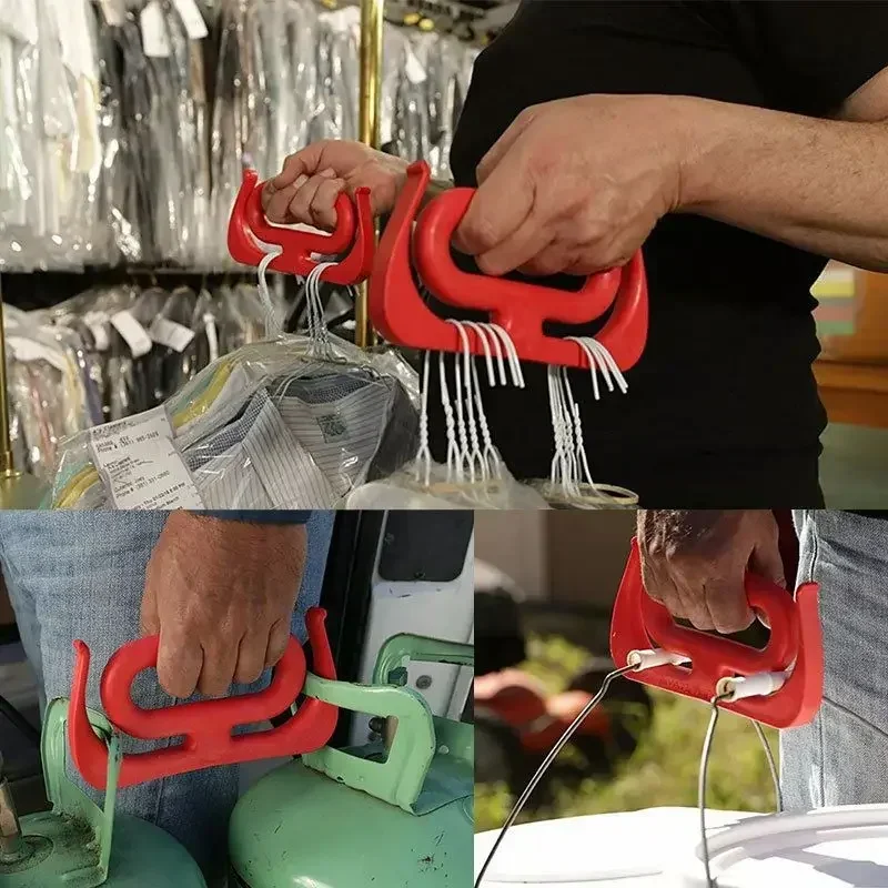 Multi functional backpack, anti pinch, labor-saving and bag lifting device, plastic bag holder 2