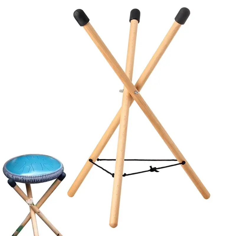 

Ручной держатель для кастрюли со стальным язычком, аксессуары для музыкальных инструментов, универсальная подставка из твердой древесины для взрослых