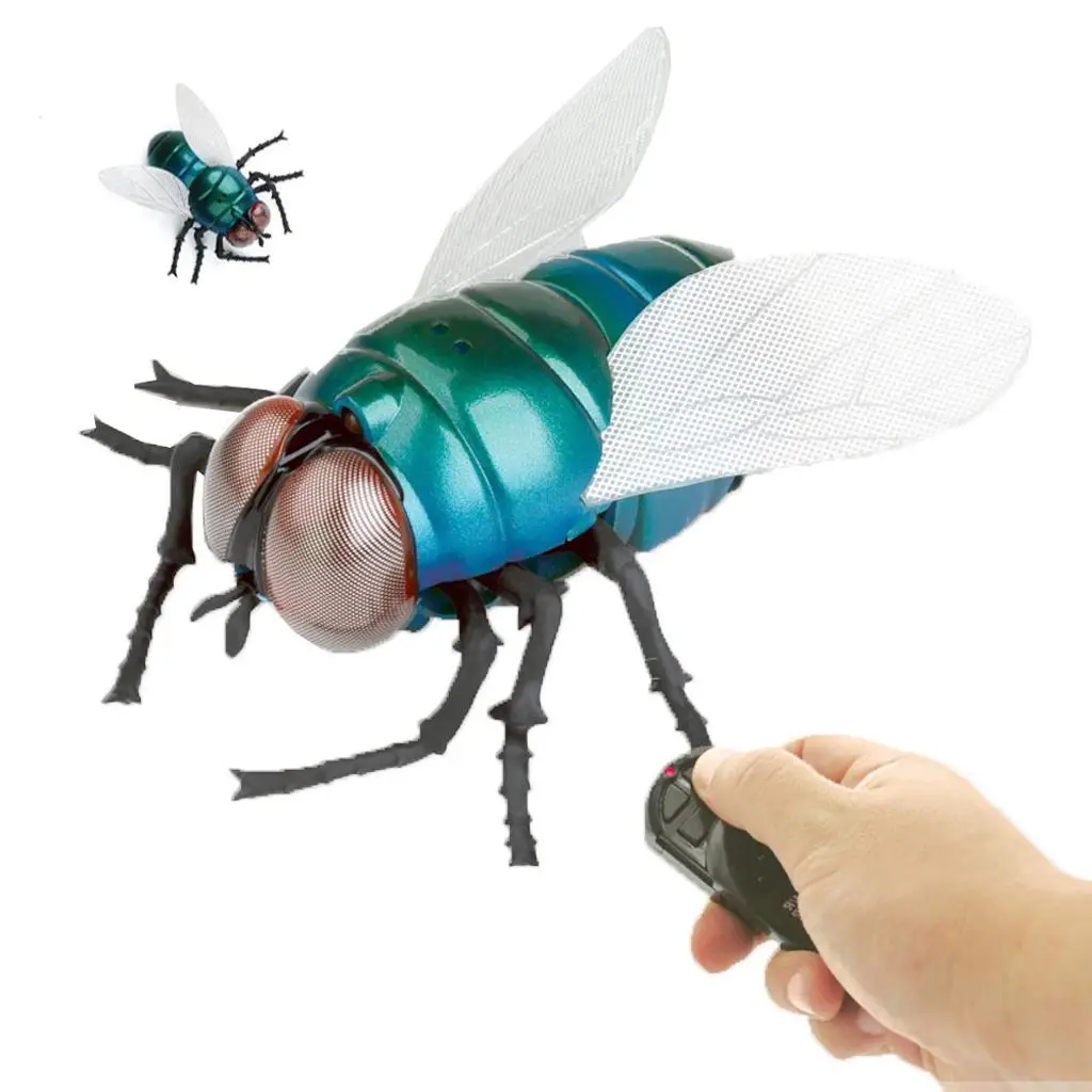 Infrared Remote Control RC Insects Practical Prank Tricks Toy Fly 5