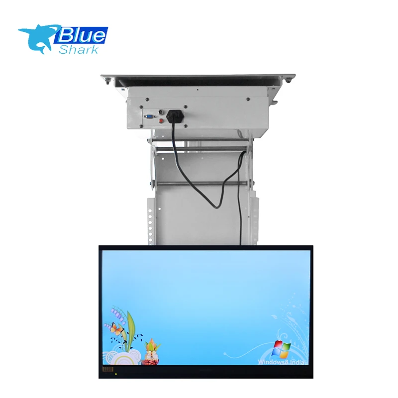 32 55 70 Pollici Controllo Elettrico Idraulico Drop Up Down Attuatore Supporti Motorizzati Nascosti Staffa Tv A Soffitto Ribaltabile