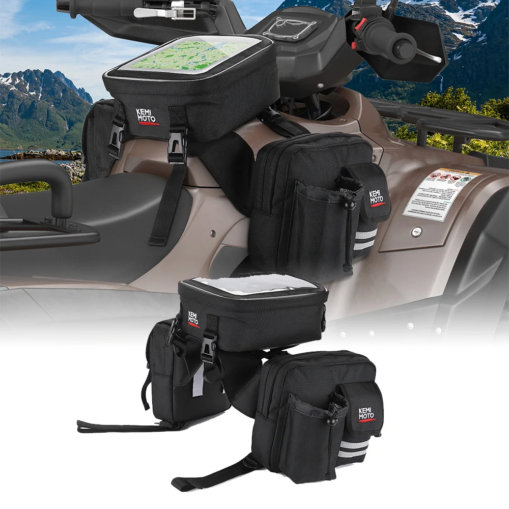 Atv Tank Bag Keep Warm Cool Fuel Compatibile Con Polaris Sportsman Per Yamaha Raptor Banshee Scrambler Fourtrax Grizzly