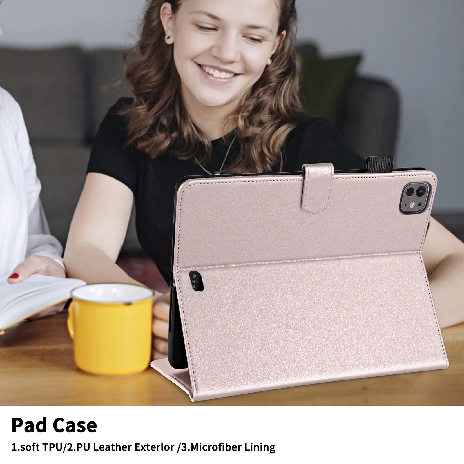 Diamond Back Silicone Magnetic Tablet Case