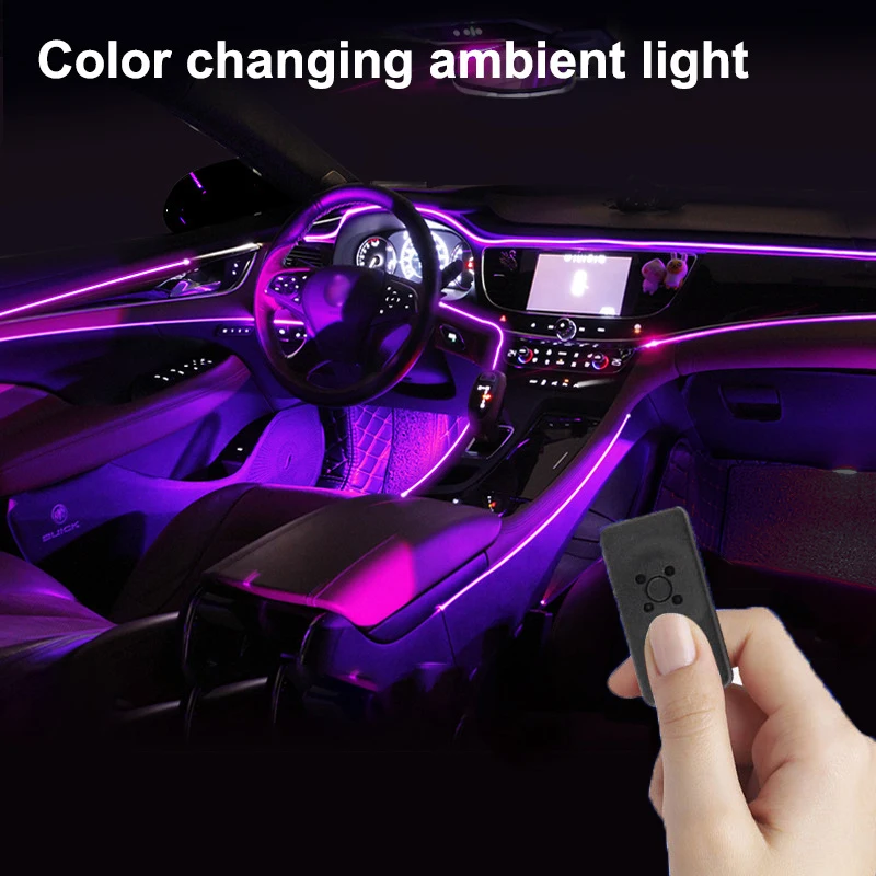 Generic Bande lumineuse RGB LED sous la voiture, 12V, IP65, contrôle par  application, couleur fluide, Tube 4 pièces 2/90*2/120 , lumière néon ,shop  3d à prix pas cher