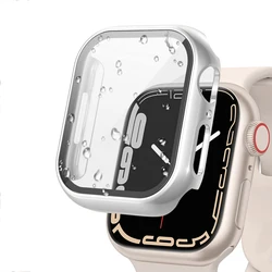 Vibrant Protective Watch Case with Built-in Tempered Glass for 40mm (White)