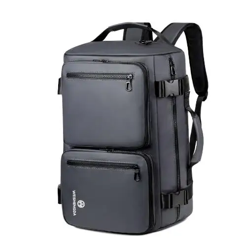 Men Backpack Large capacity men  women multifunctional backpack business shoulder bag double use travel luggage handbag 2