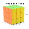 Huge Cube 18cm 3x3x3 Magic Cube Super BigCube Stickerless Speed Cubo 18cm Large Cube Educational Toy Large Cubo 3x3x3 180mm 6