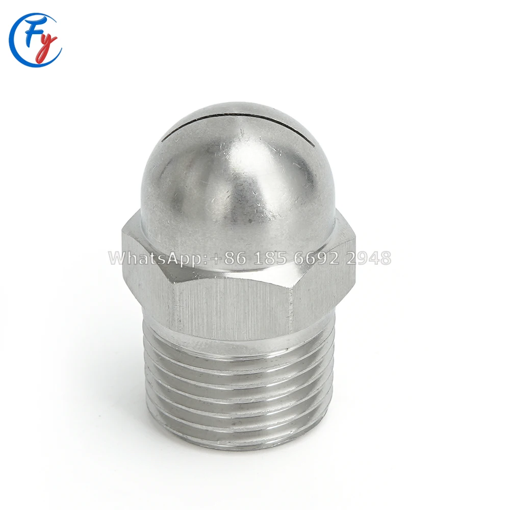 1/8" 1/4" 3/8" 1/2" насадка для обдування повітря, плоский вентилятор з нержавіючої сталі, парове розпилення, насадка для розпилення води, промислове очищення, сушіння