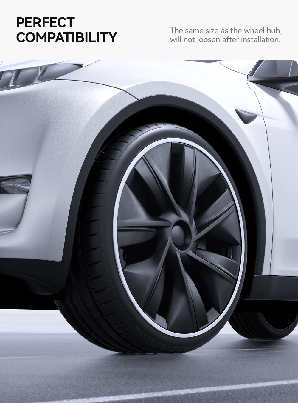 For Tesla Model 3 Y 2021-2025 Highland Juniper 19/20 Inches Wheel Protection Hub