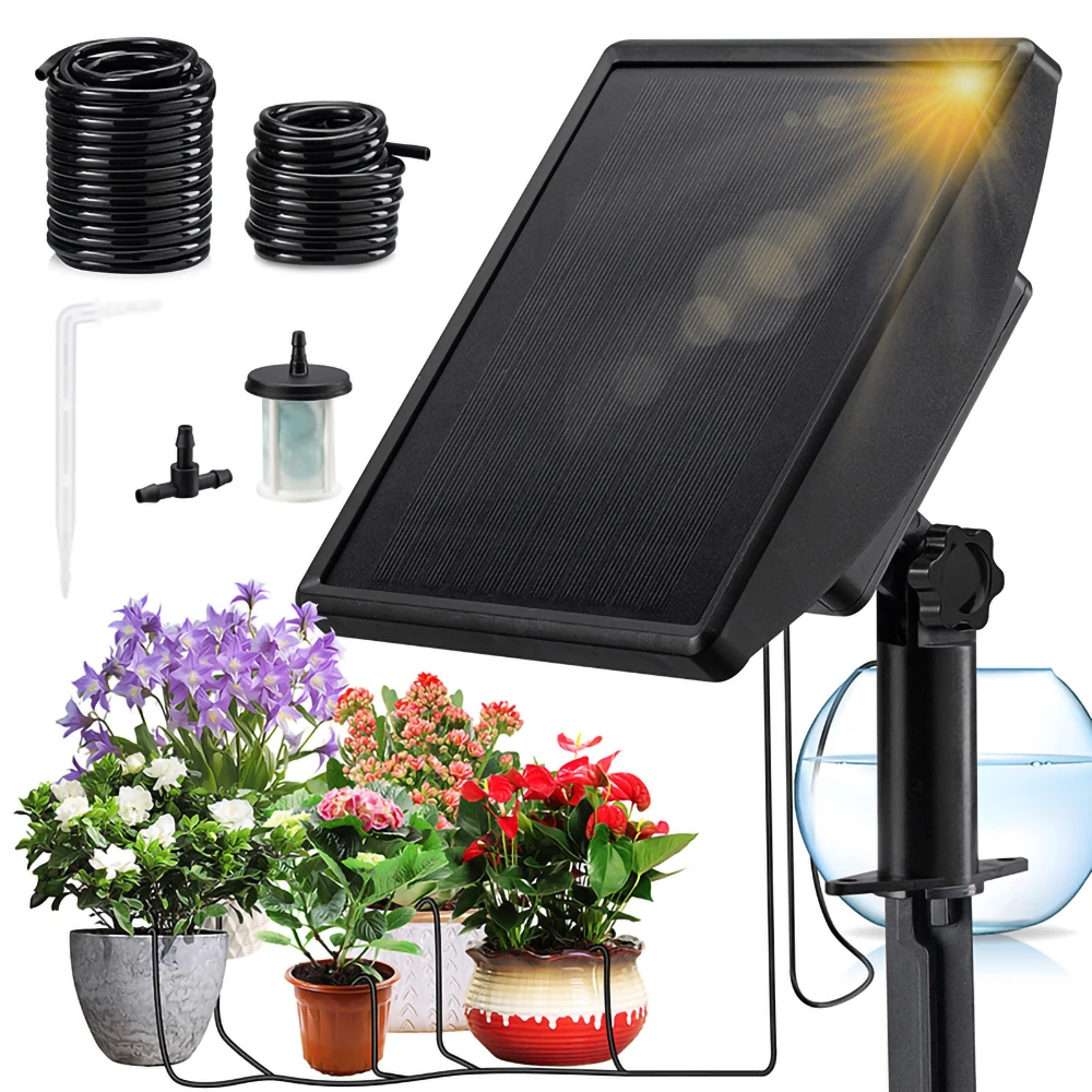 Solar Irrigation System Intelligent Water Pump Intelligent Automatic Drip Irrigation Garden House Potted Plants Balcony Planting - 2