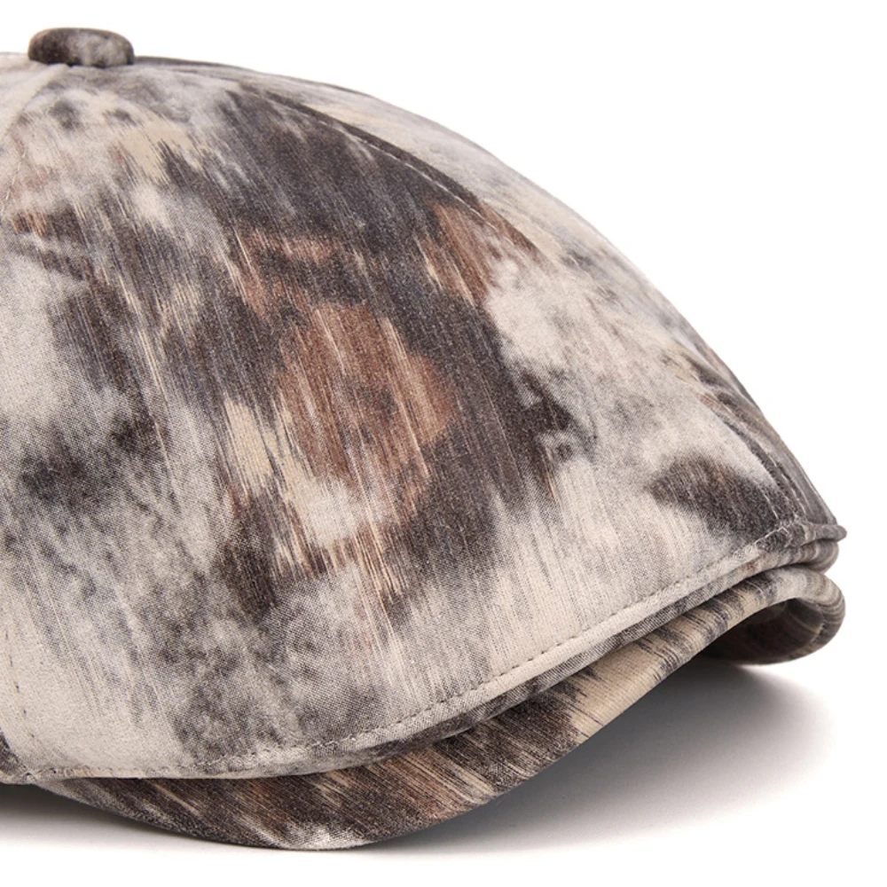 HT4968 Berets für Männer Frauen Vintage Künstler Maler Baskenmütze Hut Männlich Weiblich Ivy Flache Kappe Neue Herbst Winter Hut Achteckige Baskenmütze Kappen – Detail 4