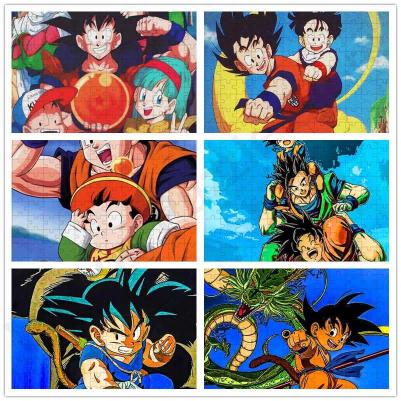 

Dragon Ball Jigsaw Puzzles 300/5001000 Pieces Jigsaw Puzzle Fun Family Game Educational Toy Unique Design Diy Home Decoration