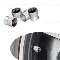 4pcs Car Wheel Tire Valve Core Cap Dust Proof Covers For GTI Lightning Logo Golf MK3 MK4 MK5 Polo Touareg Touran Passat Jetta 2