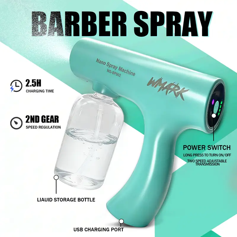 WMARK Trimmer Professional Hair Clippers Gift for barber Electric High-End Trimmer for Men 5 IN 1 NG-TB001 NG-8613T NG-8637 Kit - Image 6