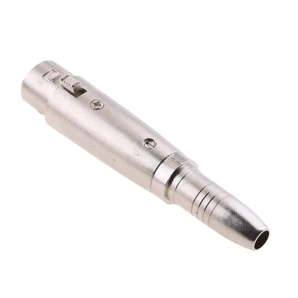 2 Pieces XLR Female to 1/4 "Female Electronic Audio Microphone Adapter