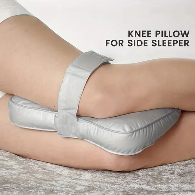 Oreiller ergonomique pour genoux, 1 pièce, soulagement du sommeil latéral, soutien des jambes, oreiller pour dormeurs latéraux, coussin de genou, oreiller de grossesse nocturne 1